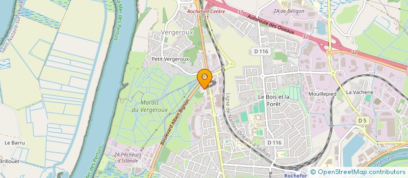 localisation de l'entreprise MONSIEUR MAXIME DELLIS  ROCHEFORT