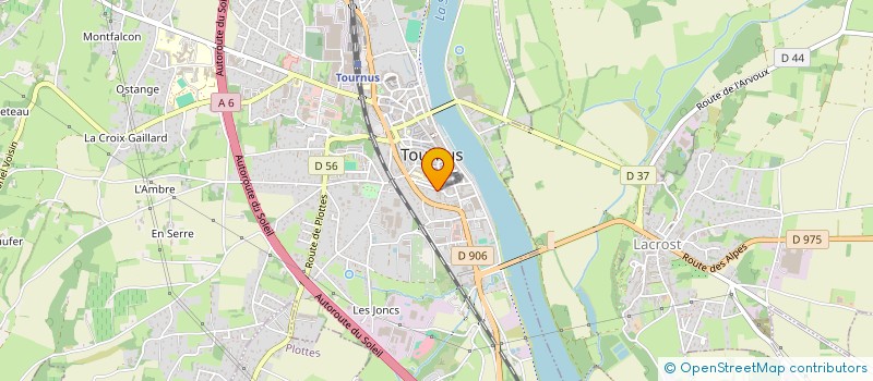 localisation de l'entreprise MONSIEUR MAXIME DELONGVERT  TOURNUS