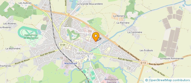 localisation de l'entreprise MONSIEUR MAXIME DELOUCHE  MACHECOUL-SAINT-MEME