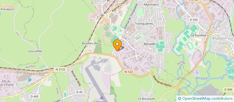 localisation de l'entreprise MONSIEUR MAXIME DELPECH à ARPAJON-SUR-CERE