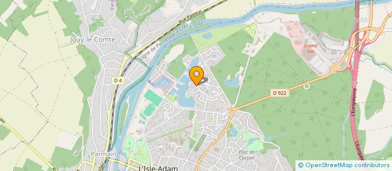 localisation de l'entreprise MONSIEUR MAXIME DELPORTE  L'ISLE-ADAM