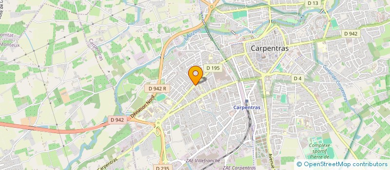 localisation de l'entreprise MONSIEUR MAXIME DELVALLE à CARPENTRAS