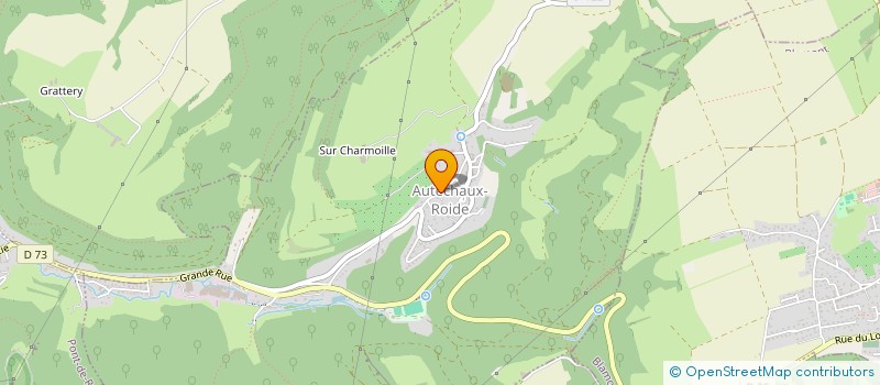 localisation de l'entreprise MONSIEUR MAXIME DEMARCY  AUTECHAUX-ROIDE