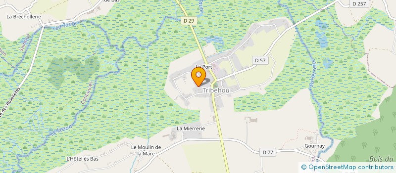 localisation de l'entreprise MONSIEUR MAXIME DEMORTREUX  TRIBEHOU