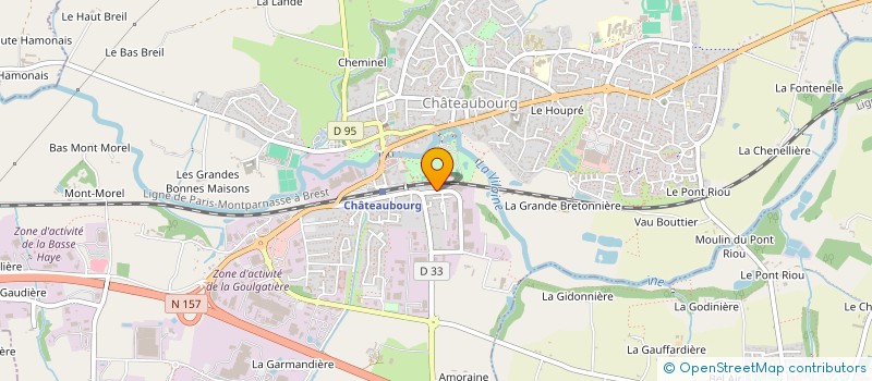 localisation de l'entreprise MONSIEUR MAXIME DENAIS  CHATEAUBOURG