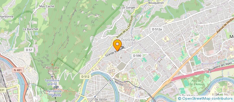 localisation de l'entreprise MONSIEUR MAXIME DENIE  CORENC