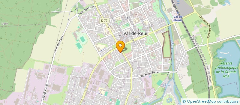 localisation de l'entreprise MONSIEUR MAXIME DENIS  VAL-DE-REUIL