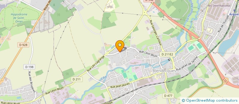 localisation de l'entreprise MONSIEUR MAXIME DENIS  BLENDECQUES