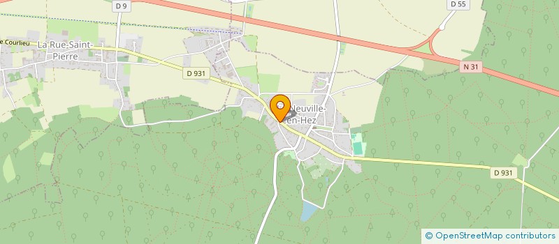 localisation de l'entreprise MONSIEUR MAXIME DENIS  LA NEUVILLE-EN-HEZ