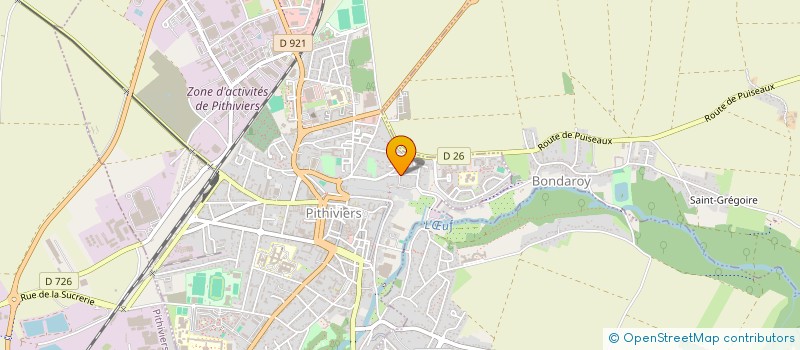 localisation de l'entreprise MONSIEUR MAXIME DENIZON à PITHIVIERS