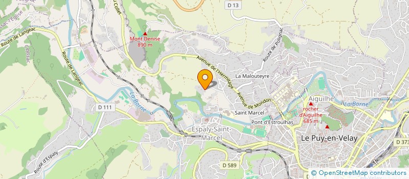 localisation de l'entreprise MONSIEUR MAXIME DEPEYRE  ESPALY-SAINT-MARCEL