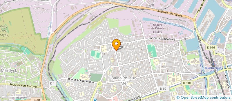 localisation de l'entreprise MONSIEUR MAXIME DEPOERS à DUNKERQUE