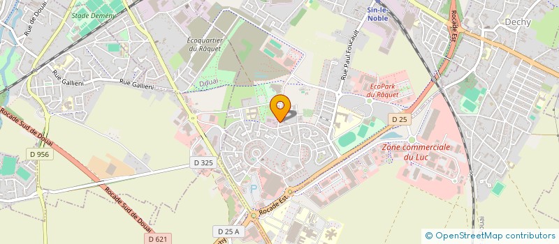 localisation de l'entreprise MONSIEUR MAXIME DERACHE  SIN-LE-NOBLE