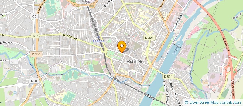 localisation de l'entreprise MONSIEUR MAXIME DERAKHSHAN  ROANNE
