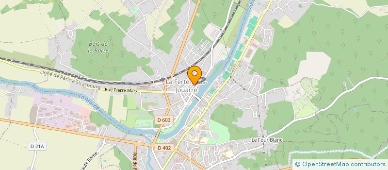 localisation de l'entreprise MONSIEUR MAXIME DERIDDER à LA FERTE-SOUS-JOUARRE