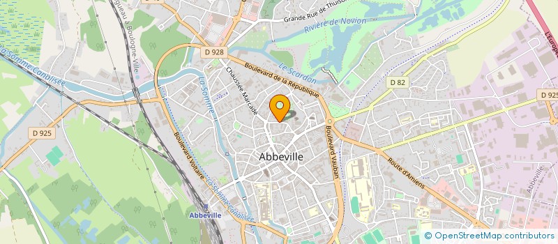 localisation de l'entreprise MONSIEUR MAXIME DESCHAMPS BERGER à ABBEVILLE