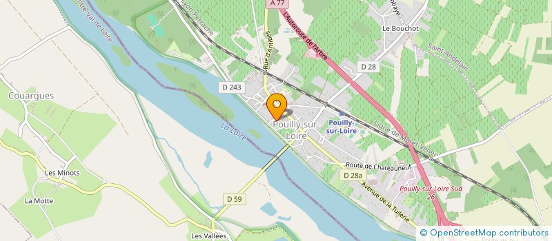 localisation de l'entreprise MONSIEUR MAXIME DESFORGES  POUILLY-SUR-LOIRE