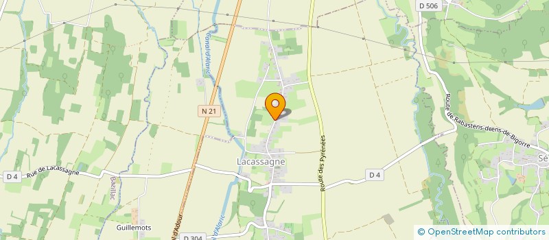 localisation de l'entreprise MONSIEUR MAXIME DESMOULIN  LACASSAGNE