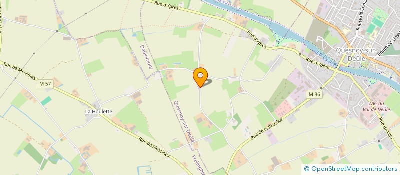 localisation de l'entreprise MONSIEUR MAXIME DESPLANQUES à QUESNOY-SUR-DEULE