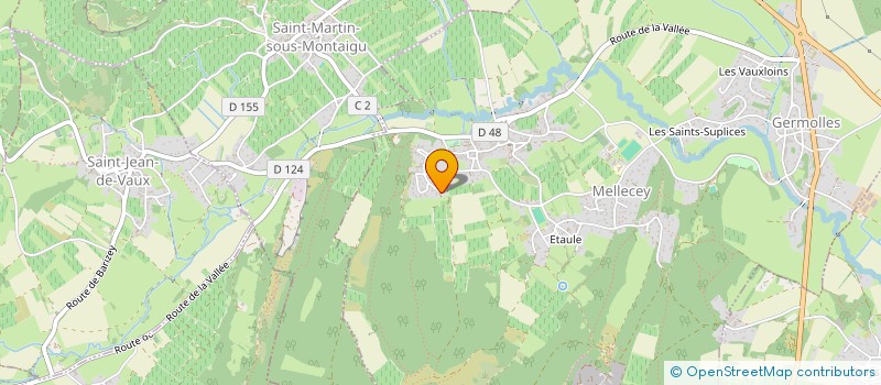 localisation de l'entreprise MONSIEUR MAXIME DESPREY  MELLECEY