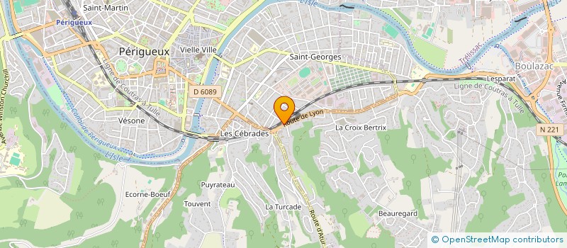 localisation de l'entreprise MONSIEUR MAXIME DESSALES  PERIGUEUX