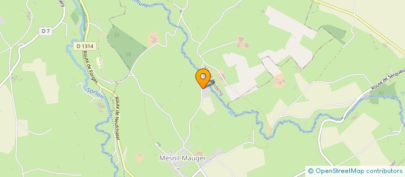 localisation de l'entreprise MONSIEUR MAXIME DESSAUX  MESNIL-MAUGER