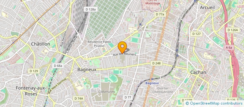 localisation de l'entreprise MONSIEUR MAXIME DESSERRE DESSERRE à BAGNEUX