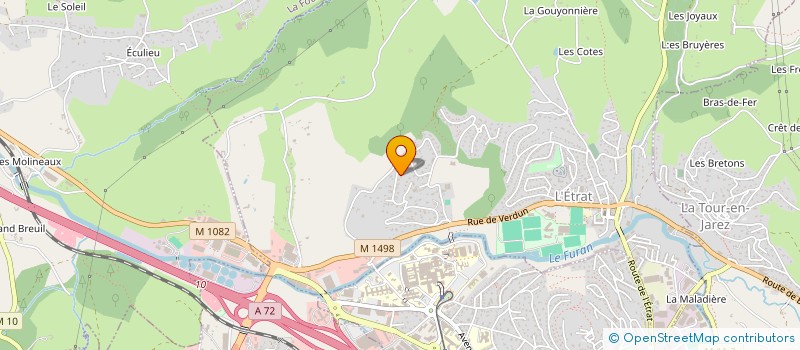 localisation de l'entreprise MONSIEUR MAXIME DESSUS  L'ETRAT