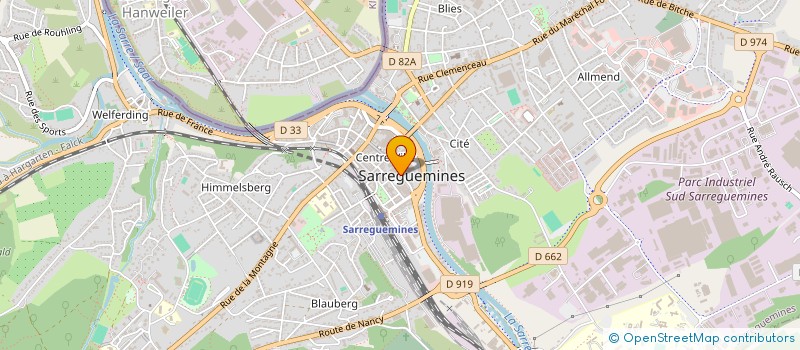 localisation de l'entreprise MONSIEUR MAXIME DESUMER  SARREGUEMINES