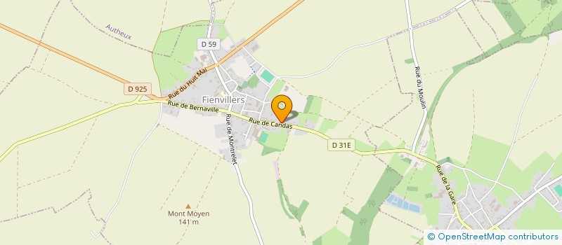 localisation de l'entreprise MONSIEUR MAXIME DEVRED  FIENVILLERS