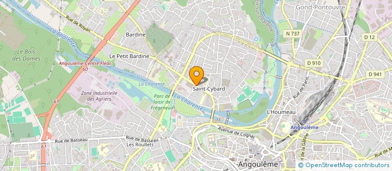 localisation de l'entreprise MONSIEUR MAXIME DIAZ à ANGOULEME
