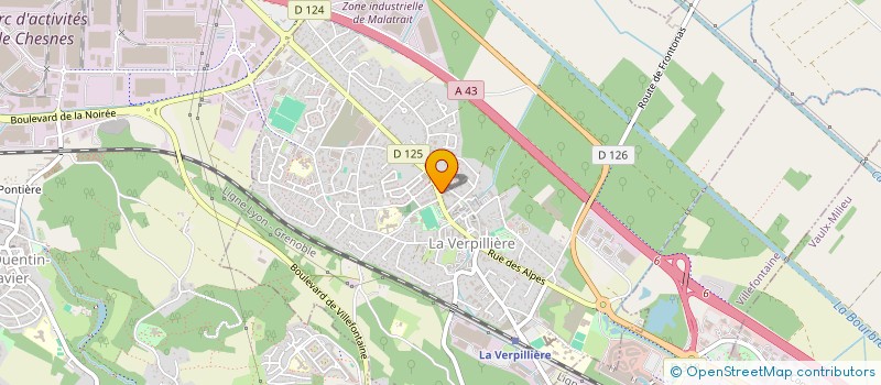 localisation de l'entreprise MONSIEUR MAXIME DIDIER  LA VERPILLIERE