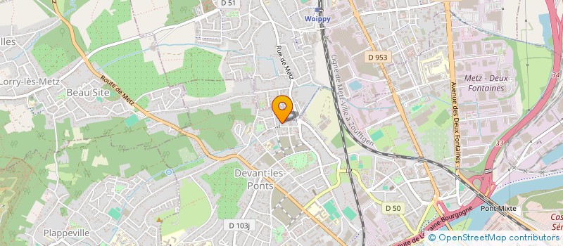 localisation de l'entreprise MONSIEUR MAXIME DIER  METZ