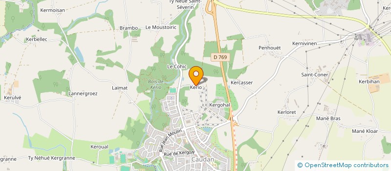 localisation de l'entreprise MONSIEUR MAXIME DIOT  CAUDAN