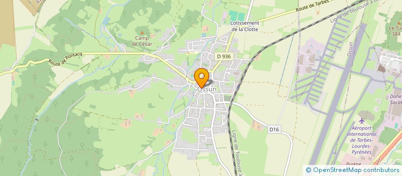 localisation de l'entreprise MONSIEUR MAXIME DOMINGUEZ LAFAGE  OSSUN