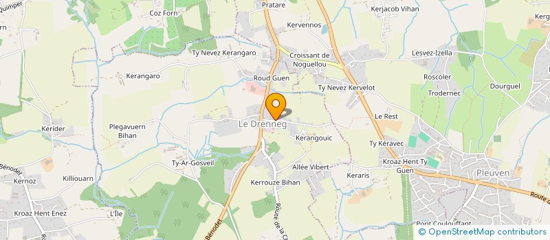 localisation de l'entreprise MONSIEUR MAXIME DONNART  CLOHARS-FOUESNANT