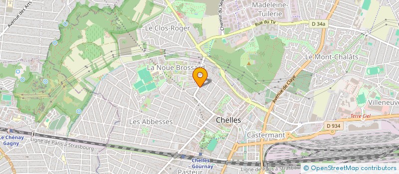 localisation de l'entreprise MONSIEUR MAXIME DOS SANTOS à CHELLES