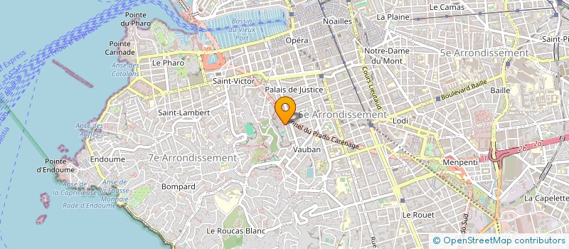 localisation de l'entreprise MONSIEUR MAXIME DOS SANTOS à MARSEILLE