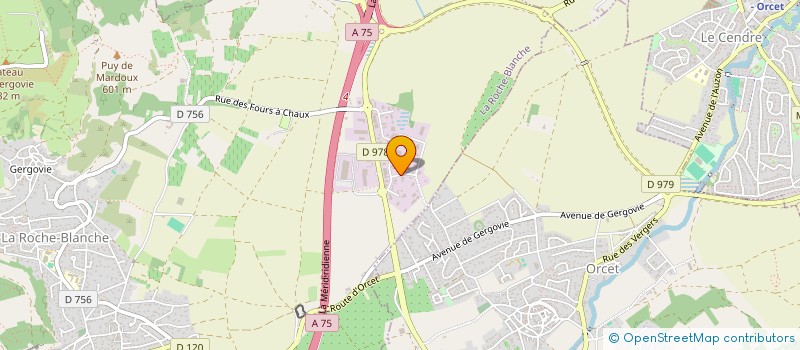 localisation de l'entreprise MONSIEUR MAXIME DOS SANTOS  LA ROCHE-BLANCHE