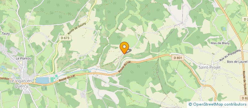 localisation de l'entreprise MONSIEUR MAXIME DOUMARES  LE VIGAN-EN-QUERCY