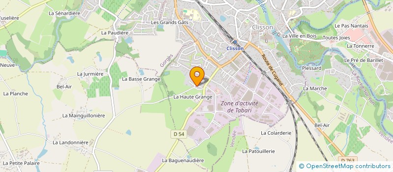 localisation de l'entreprise MONSIEUR MAXIME DROUIN  CLISSON