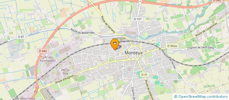 localisation de l'entreprise MONSIEUR MAXIME DUBOS  MONTEUX