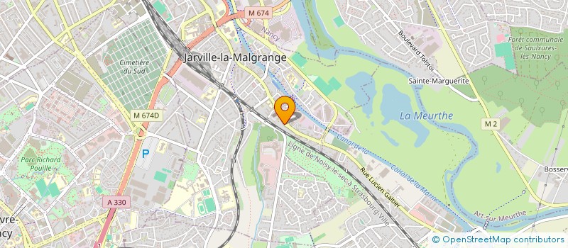 localisation de l'entreprise MONSIEUR MAXIME DUBOS  JARVILLE-LA-MALGRANGE