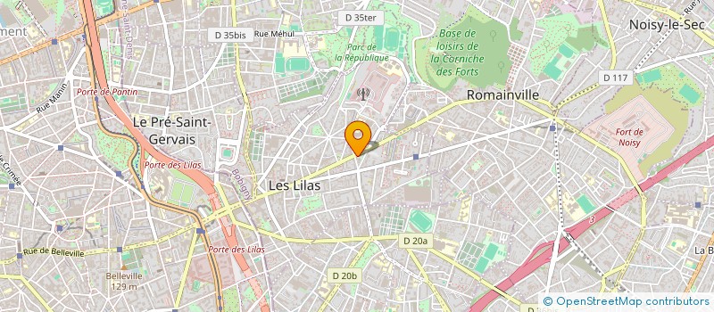 localisation de l'entreprise MONSIEUR MAXIME DUBREUIL à LES LILAS