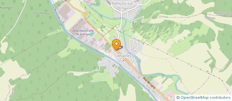 localisation de l'entreprise MONSIEUR MAXIME DUBREUIL à VELAINES