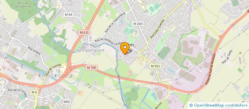 localisation de l'entreprise MONSIEUR MAXIME DUBUS à HEM