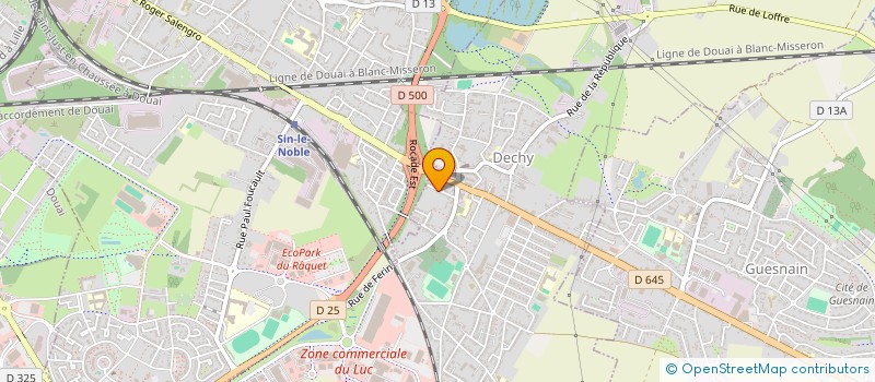 localisation de l'entreprise MONSIEUR MAXIME DUCATILLON  DECHY