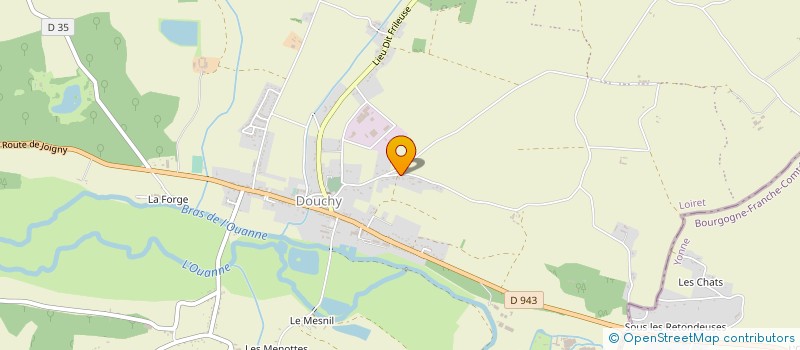 localisation de l'entreprise MONSIEUR MAXIME DUCHARME à DOUCHY-MONTCORBON