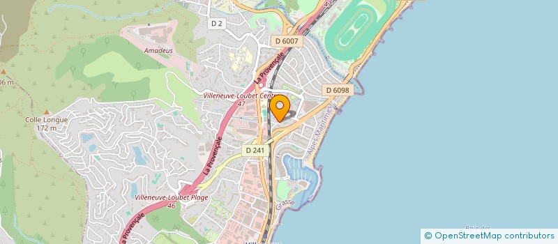 localisation de l'entreprise MONSIEUR MAXIME DUCHESNE à VILLENEUVE-LOUBET