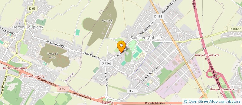 localisation de l'entreprise MONSIEUR MAXIME DUCROQUET  SAINS-EN-GOHELLE